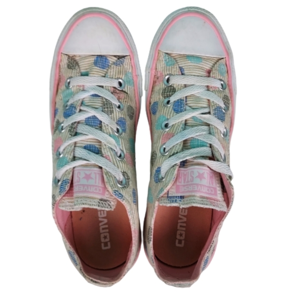 Converse All Stars LT sneakers, women's size 5M, poker dots - Picture 7 of 8